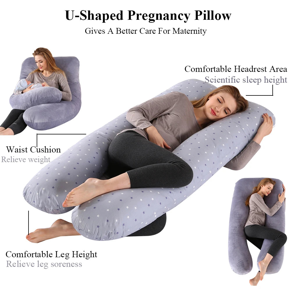 Snugify Maternity Support Pillow – Ultimate Comfort for Pregnancy & Nursing