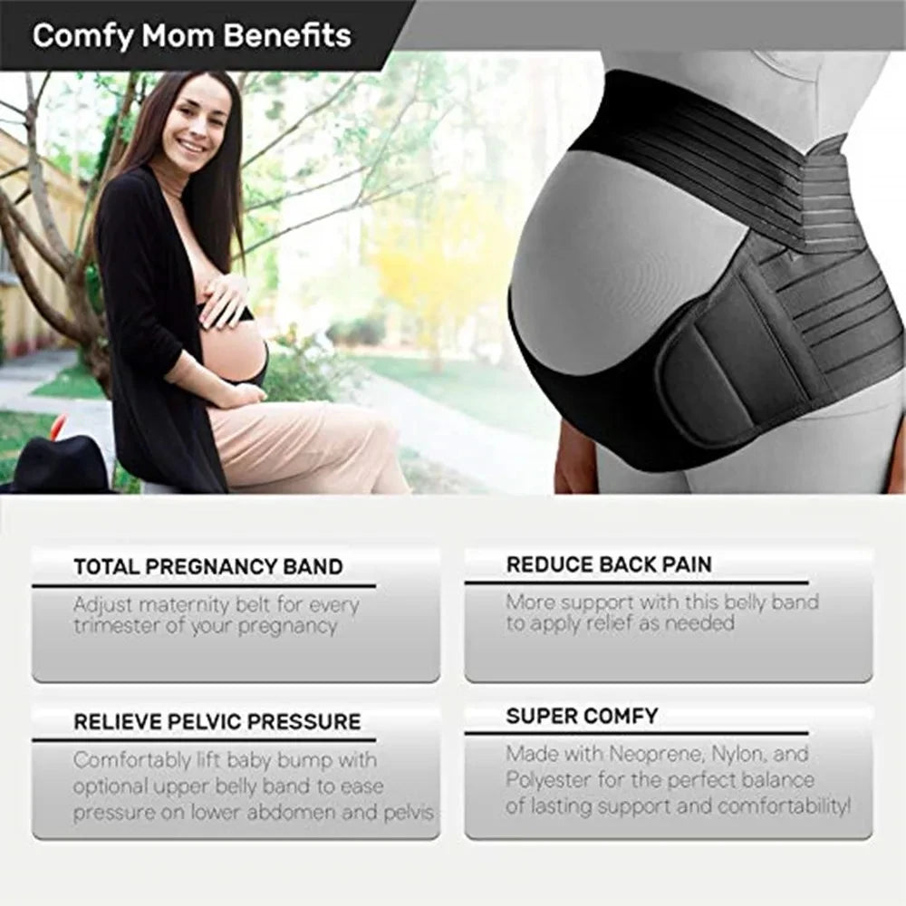 Snugify Maternity Belly Support Band – Comfortable & Adjustable Support for Moms-to-Be