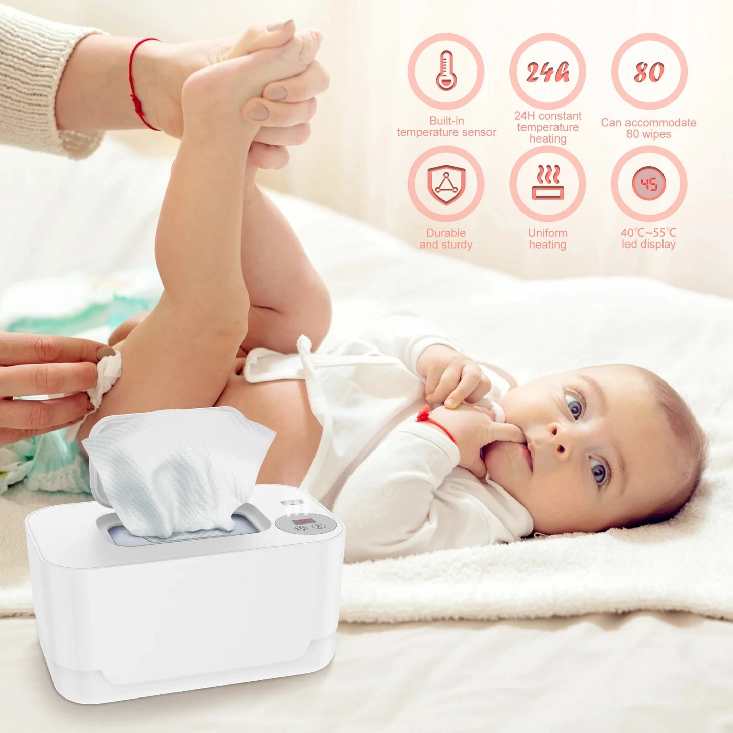 Snugify USB Baby Wipe Warmer – Gentle Warmth for Baby’s Comfort