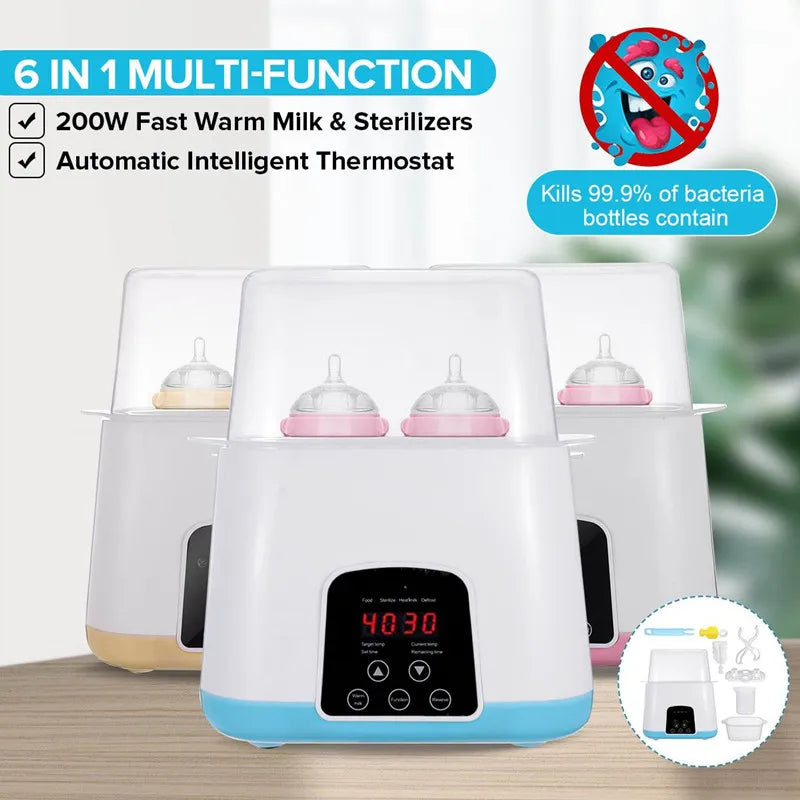 Snugify 2-in-1 Intelligent Baby Bottle Warmer & Sterilizer – Fast, Safe, and Convenient