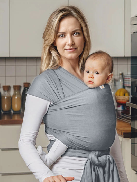 Snugify Stretchable Baby Wrap Carrier – Hands-Free Comfort from Newborn to Toddler