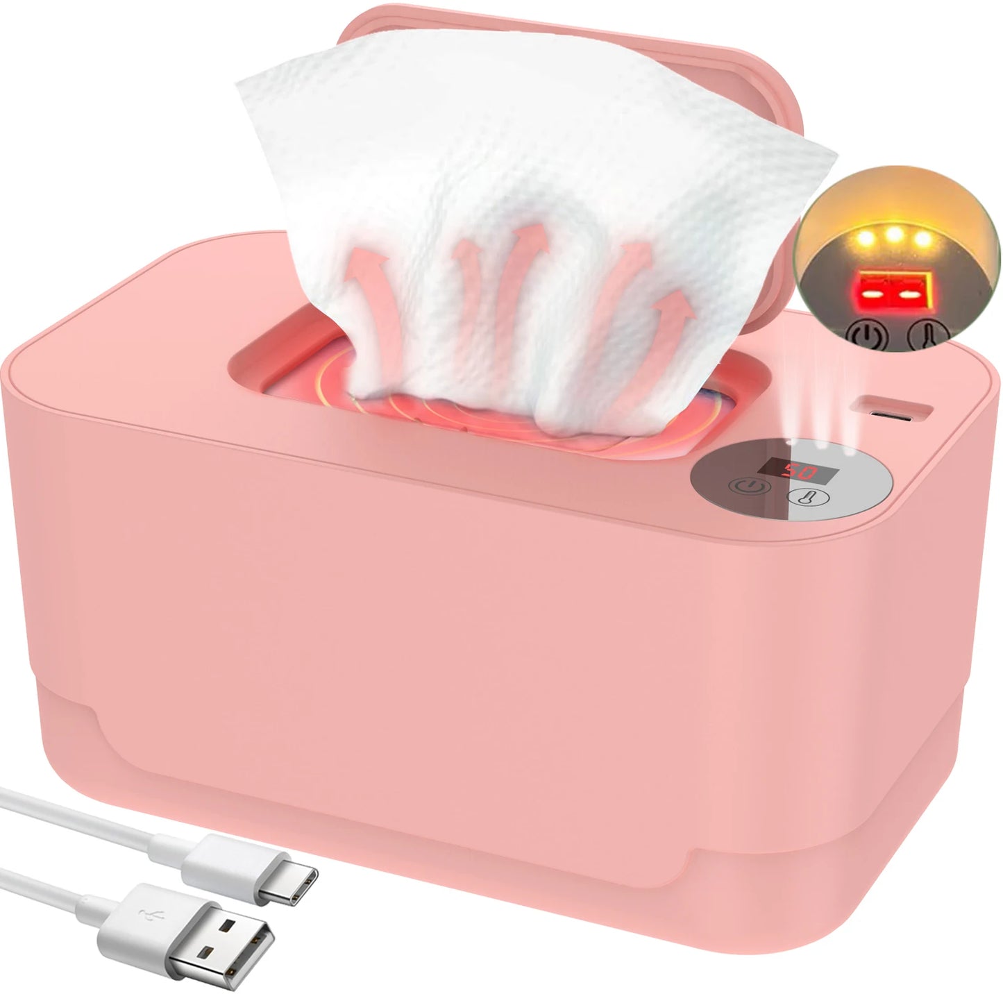 Snugify USB Baby Wipe Warmer – Gentle Warmth for Baby’s Comfort