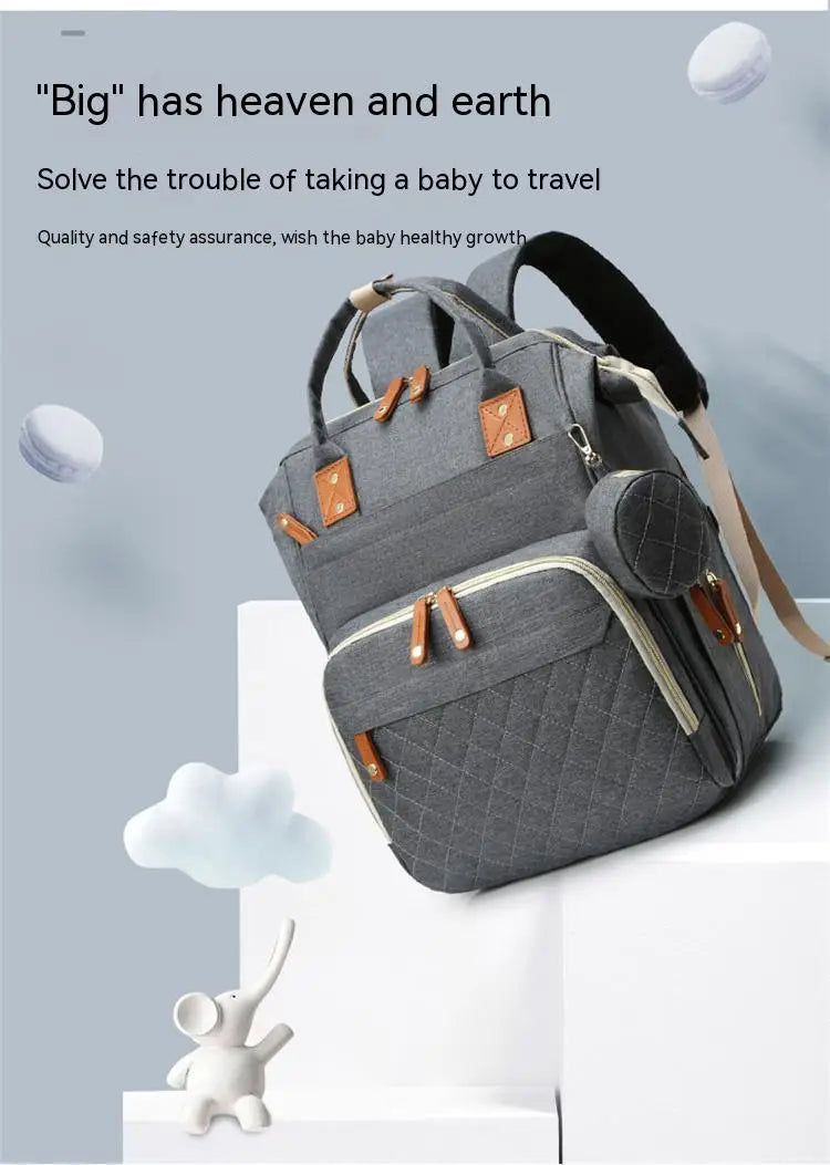 Snugify Fashion Mommy & Baby Diaper Bag Backpack with USB Charging – Stylish & Functional