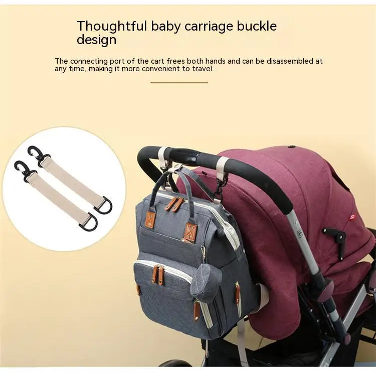 Snugify Fashion Mommy & Baby Diaper Bag Backpack with USB Charging – Stylish & Functional