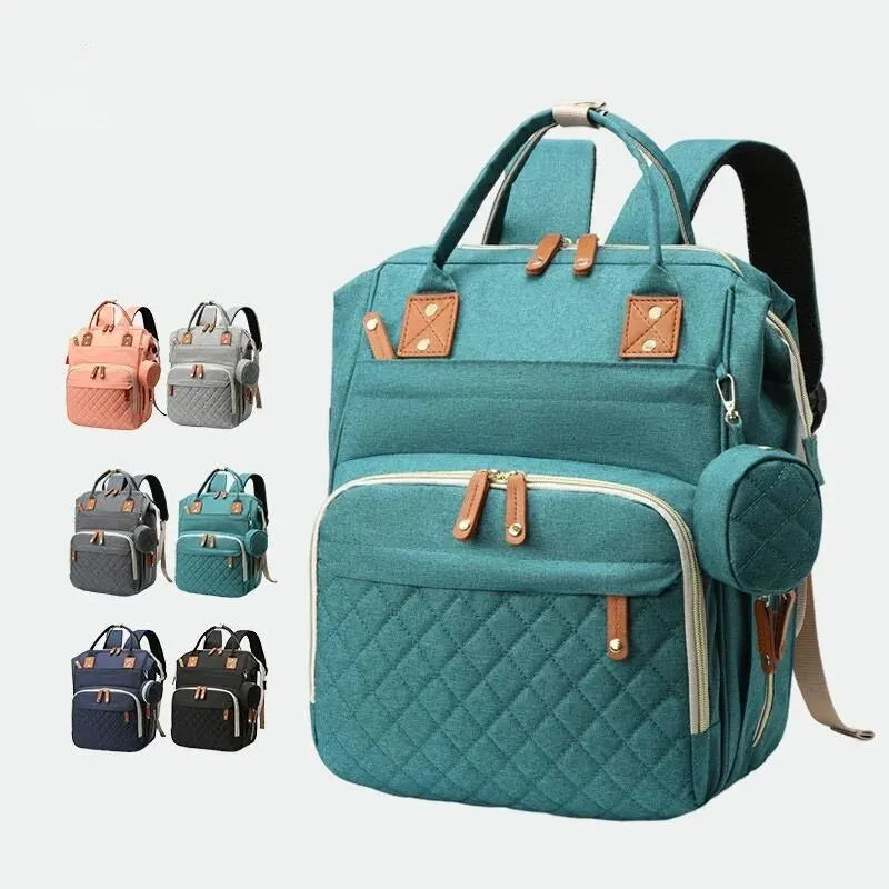 Snugify Fashion Mommy & Baby Diaper Bag Backpack with USB Charging – Stylish & Functional