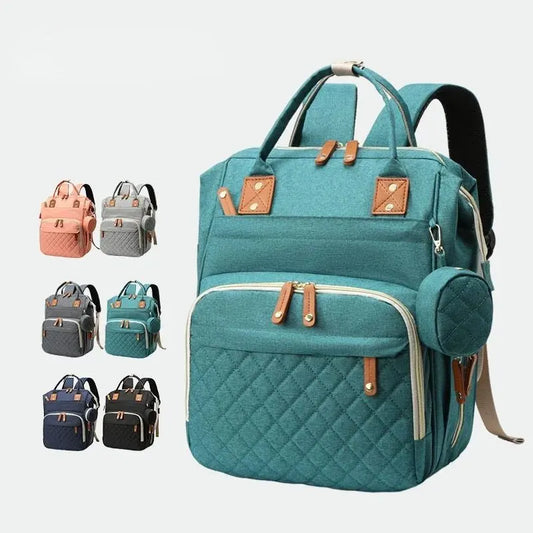 Snugify Fashion Mommy & Baby Diaper Bag Backpack with USB Charging – Stylish & Functional