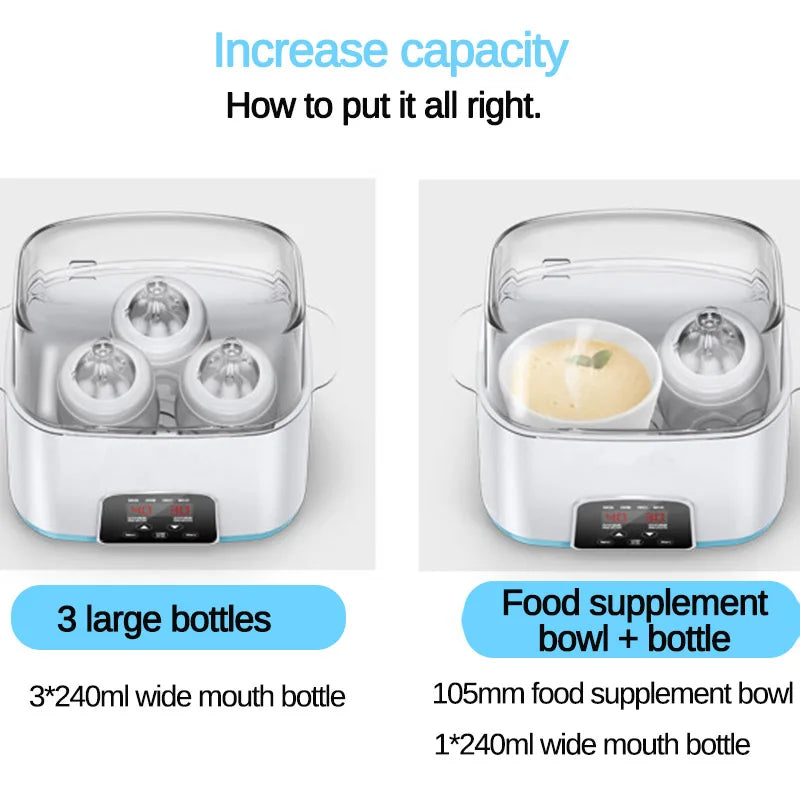 Snugify 2-in-1 Intelligent Baby Bottle Warmer & Sterilizer – Fast, Safe, and Convenient