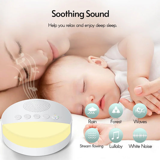 Snugify Portable White Noise Machine – Compact, Travel-Friendly Baby Sleep Aid