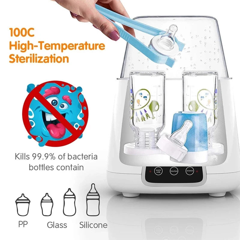 Snugify 2-in-1 Intelligent Baby Bottle Warmer & Sterilizer – Fast, Safe, and Convenient