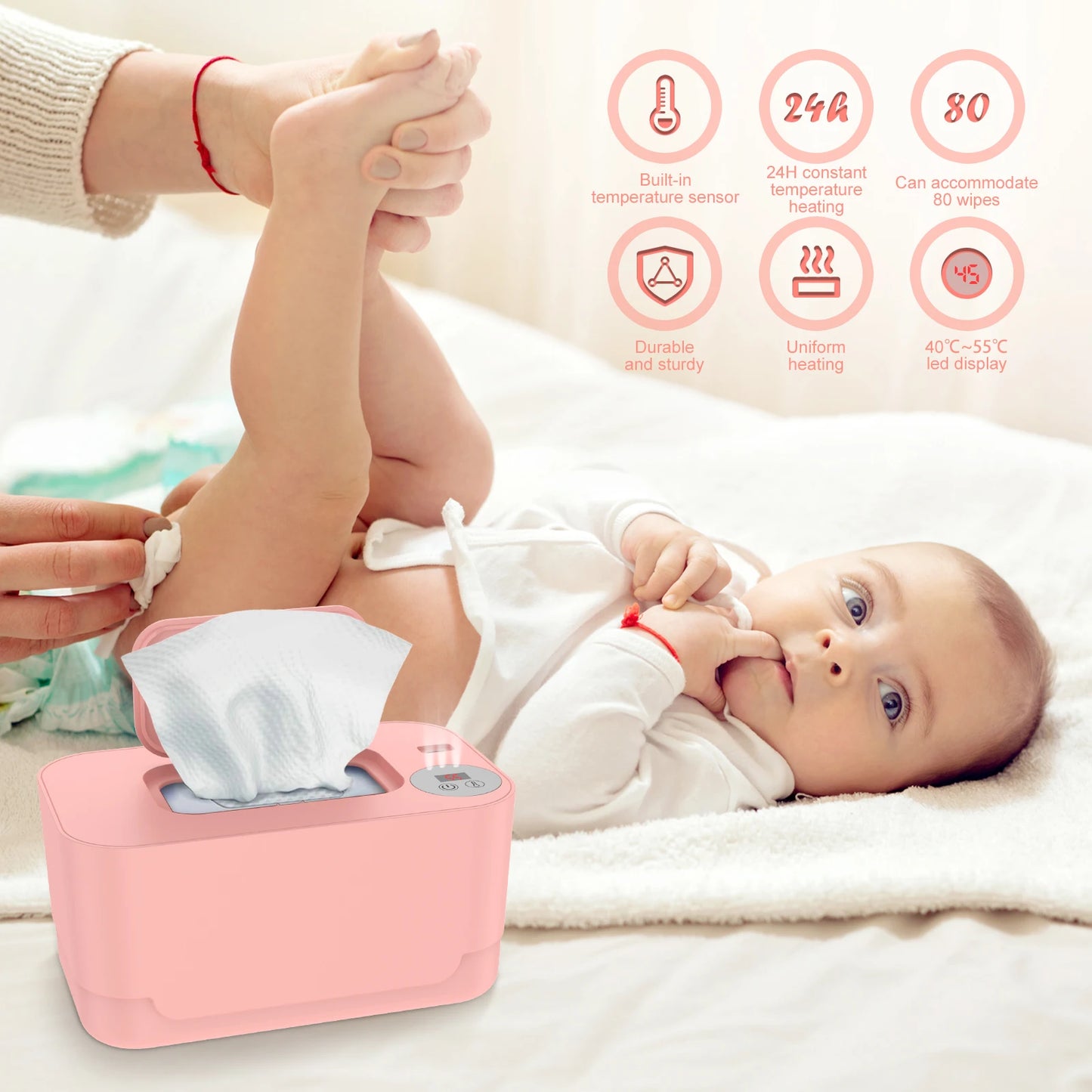 Snugify USB Baby Wipe Warmer – Gentle Warmth for Baby’s Comfort